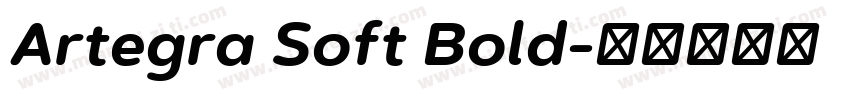 Artegra Soft Bold字体转换